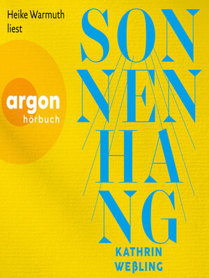 cover image of Sonnenhang (Ungekürzte Lesung)